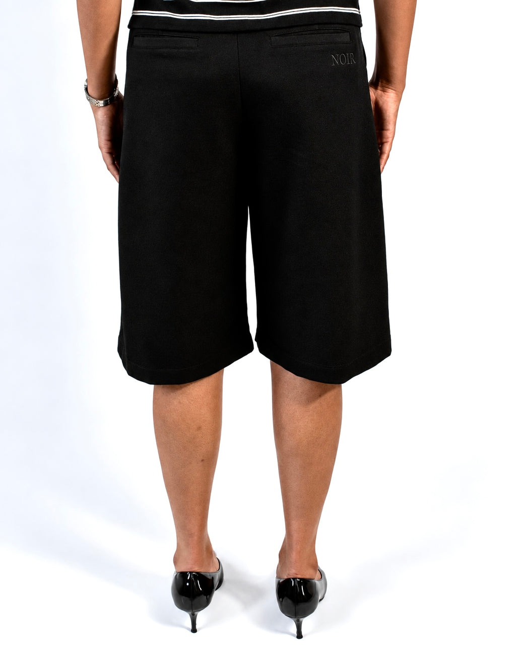 NOIR SIGNATURE BERMUDA SHORTS