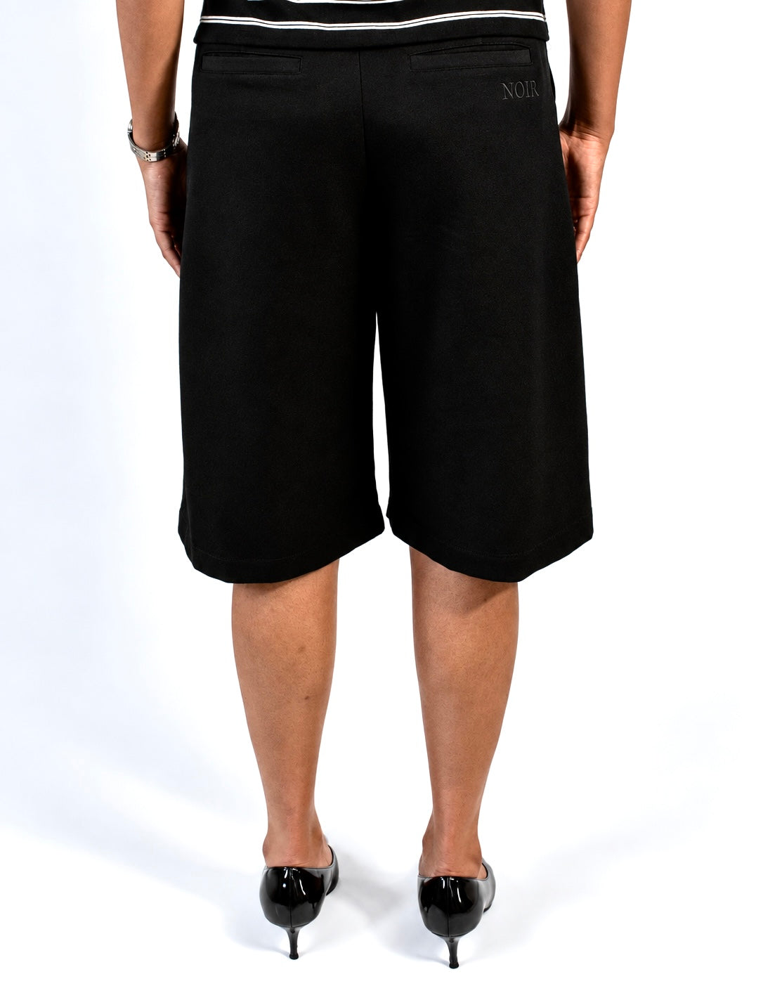 NOIR SIGNATURE BERMUDA SHORTS